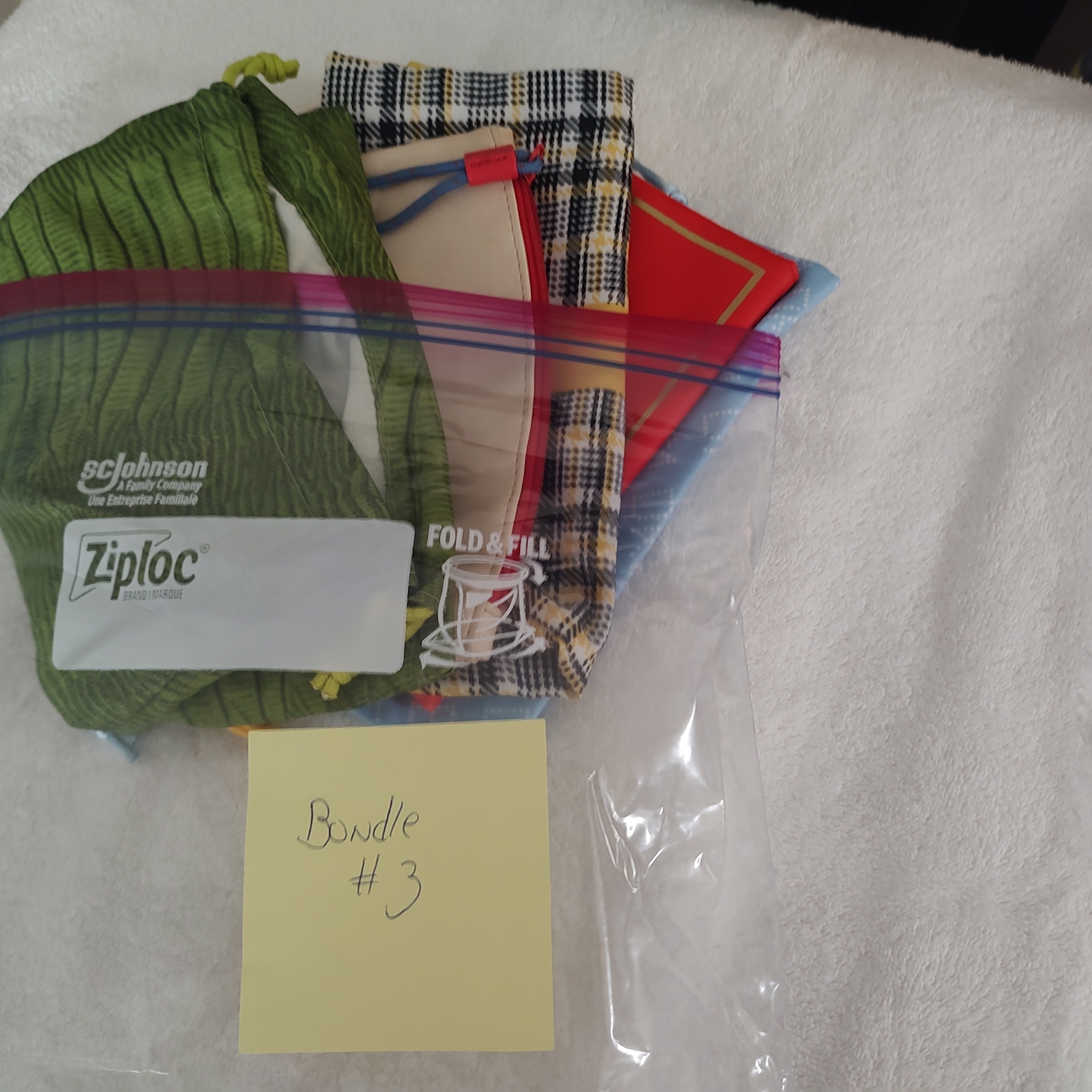 Plaid And Red Kids Accessory Set